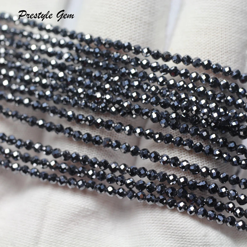 Meihan Terahertz 2.2mm Faceted Round Loose Beads Set