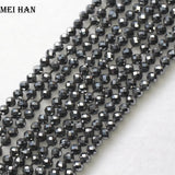 Meihan Terahertz 4?0.2mm Faceted Round Loose Beads
