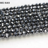 Meihan Terahertz 4?0.2mm Faceted Round Loose Beads