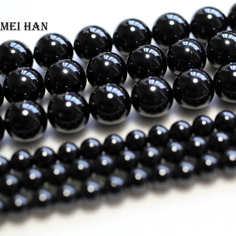 Meihan 8mm Spinel Smooth Round Beads for Jewelry Making