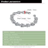 Melody of Love 925 Silver Bracelet Sweet & Lovely Lady Jewelry