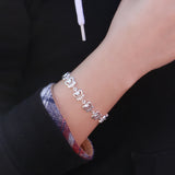 Melody of Love 925 Silver Bracelet Sweet & Lovely Lady Jewelry
