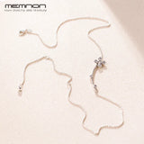 925 Sterling Silver Flower Necklace for Women