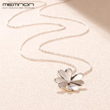 925 Sterling Silver Four-Leaf Clover Necklaces for Women