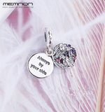 925 Sterling Silver Always By Your Side Enamel Charm Pendant
