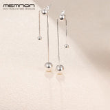 925 Silver Beads Drop Earrings for Women