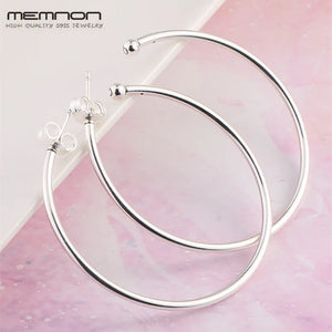 Large Hoops of Versatility Earrings 925 Sterling Silver Plata de Ley 925 Jewelry
