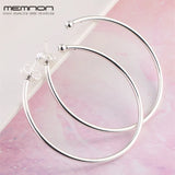 Large Hoops of Versatility Earrings 925 Sterling Silver Plata de Ley 925 Jewelry