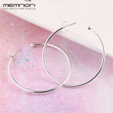 Large Hoops of Versatility Earrings 925 Sterling Silver Plata de Ley 925 Jewelry