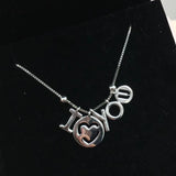 925 Silver Heart Necklace Women - Statement Jewelry