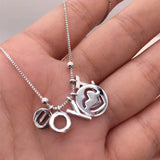 925 Silver Heart Necklace Women - Statement Jewelry