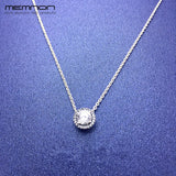 Autumn Link Chain Necklace 925 Sterling Silver Elegance Pendant Jewelry