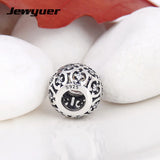925 Sterling Silver Lattice Charms for DIY Bracelet Bangles BE153