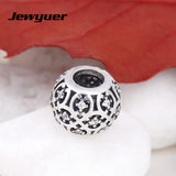 925 Sterling Silver Lattice Charms for DIY Bracelet Bangles BE153