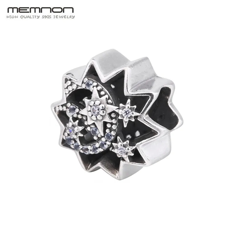 Sterling Silver Charm Beads - Wish Upon A Star 925 Jewelry