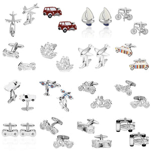 Memolissa High Motorbike Chain Cufflinks Vehicle Shirt Cuffs