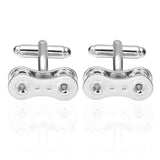 Memolissa High Motorbike Chain Cufflinks Vehicle Shirt Cuffs