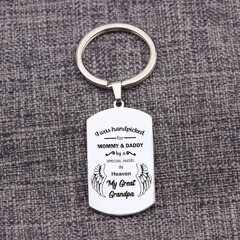 Handpicked for MOMMY and DADDY Keychain