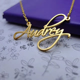 Personalized Signature Name Necklace Hand Writing Jewelry