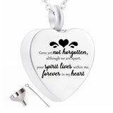 Memorial Keepsake Urn Necklace Forever in My Heart