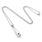 Waterproof Stainless Steel Ashes Urn Pendant Necklace with Fill Kit