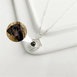 Memorial Photo Necklace Personalised Photo Projection Pendant Jewelry Gift