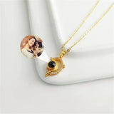 Memorial Photo Necklace Personalised Photo Projection Pendant Jewelry Gift