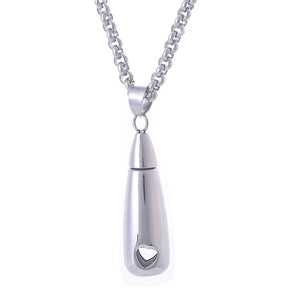Memory Necklace Pendant Keepsake Cremation Urn Jewelry Funeral