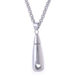 Memory Necklace Pendant Keepsake Cremation Urn Jewelry Funeral