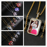 Custom Picture Necklace Pendant for Family DIY Personalized Photo Jewelry