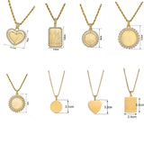 Custom Picture Necklace Pendant for Family DIY Personalized Photo Jewelry