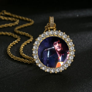 Custom Picture Necklace Pendant for Family DIY Personalized Photo Jewelry