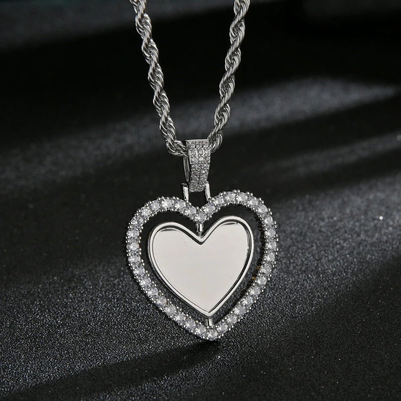 Custom Picture Necklace Pendant for Family DIY Personalized Photo Jewelry