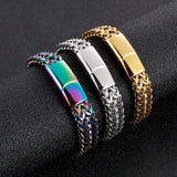 12mm Chain Mesh Tenis Bracelet Stainless Steel