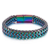 12mm Chain Mesh Tenis Bracelet Stainless Steel