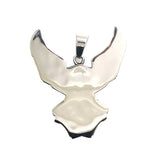 Biker Skull Eagle Engine Pendant 316L Stainless Steel Men