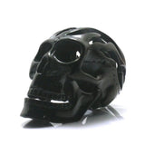 Men Stainless Steel Flaming Rider Skull Pendant Chain
