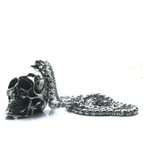 Men's Stainless Steel Skeleton Rider Pendant