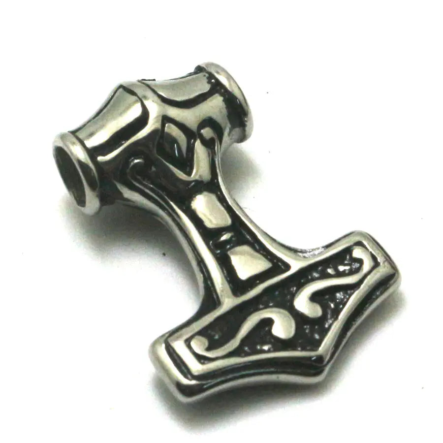 Men 316L Stainless Steel Thor's Hammer Pendant