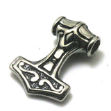 Men 316L Stainless Steel Thor's Hammer Pendant