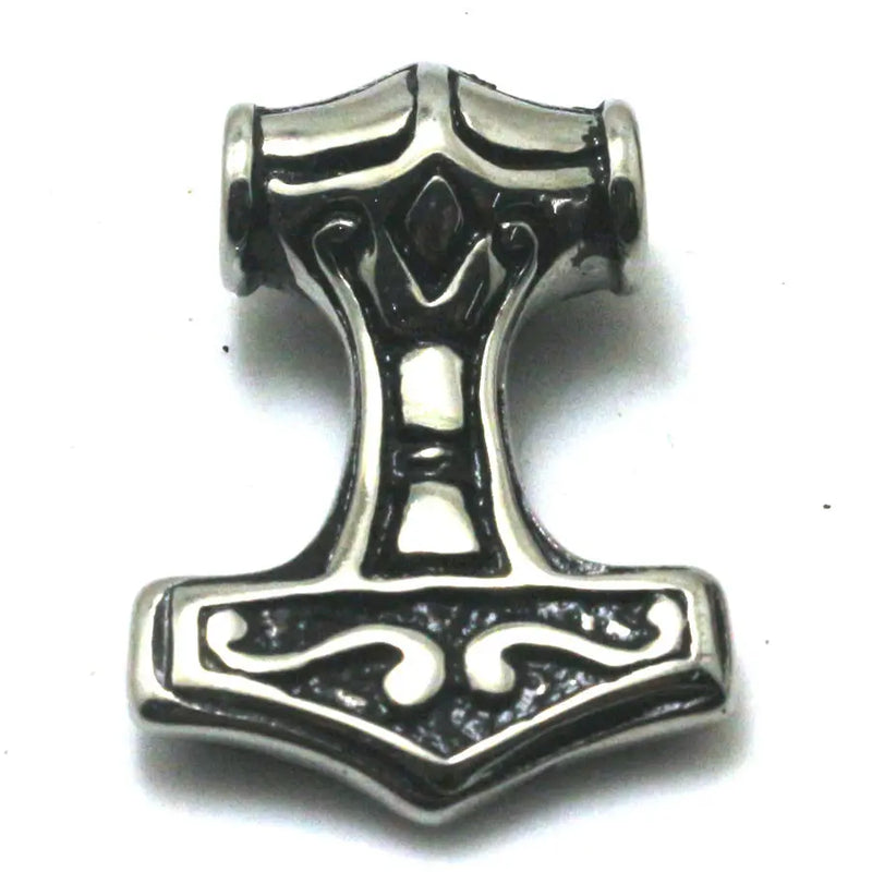 Men 316L Stainless Steel Thor's Hammer Pendant