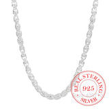 925 Sterling Silver 20/24 Inch Faucet Chain Necklace - Men's Jewelry