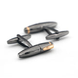 Men's Pen Cufflinks Gunblack Teacher Gift Brass Cuff Links