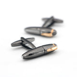 Men's Pen Cufflinks Gunblack Teacher Gift Brass Cuff Links