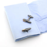 Men's Pen Cufflinks Gunblack Teacher Gift Brass Cuff Links