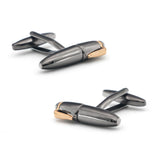 Men's Pen Cufflinks Gunblack Teacher Gift Brass Cuff Links