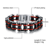 Men's Motor Bike Chain Stainless Steel Bracelet Bangle