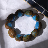 Men Amber Stone Bracelet Pendant Necklace