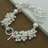925 Sterling Silver Bracelet DIY Jewelry Gift