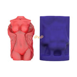 Men Body Scented Gypsum Candle Resin Mold Silicone Mould DIY Soap Decor